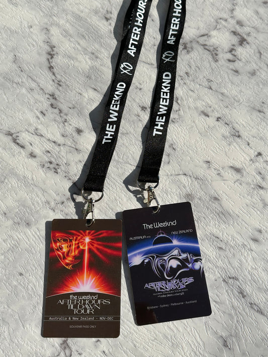 The Weeknd Tour Lanyard + Laminate