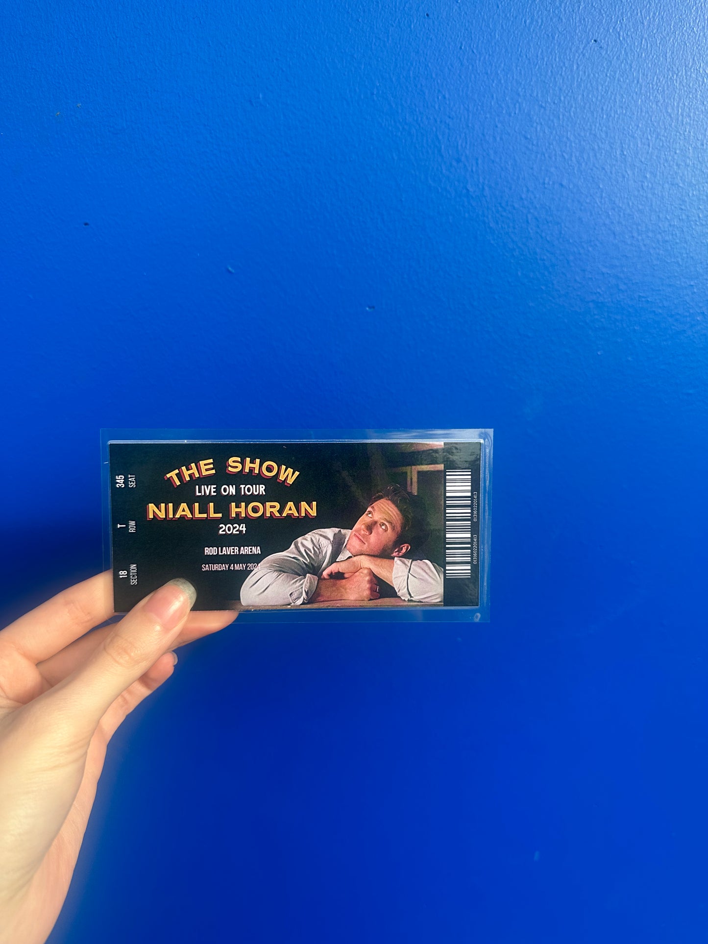 Niall Horan The Show Live On Tour Souvenir ticket